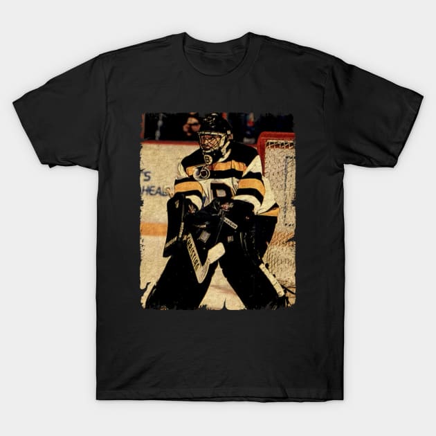 Daniel Berthiaume - Boston Bruins, 1991 T-Shirt by Momogi Project